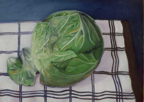 Chou Vert (Green Cabbage) 16" x 20"  Private Collection